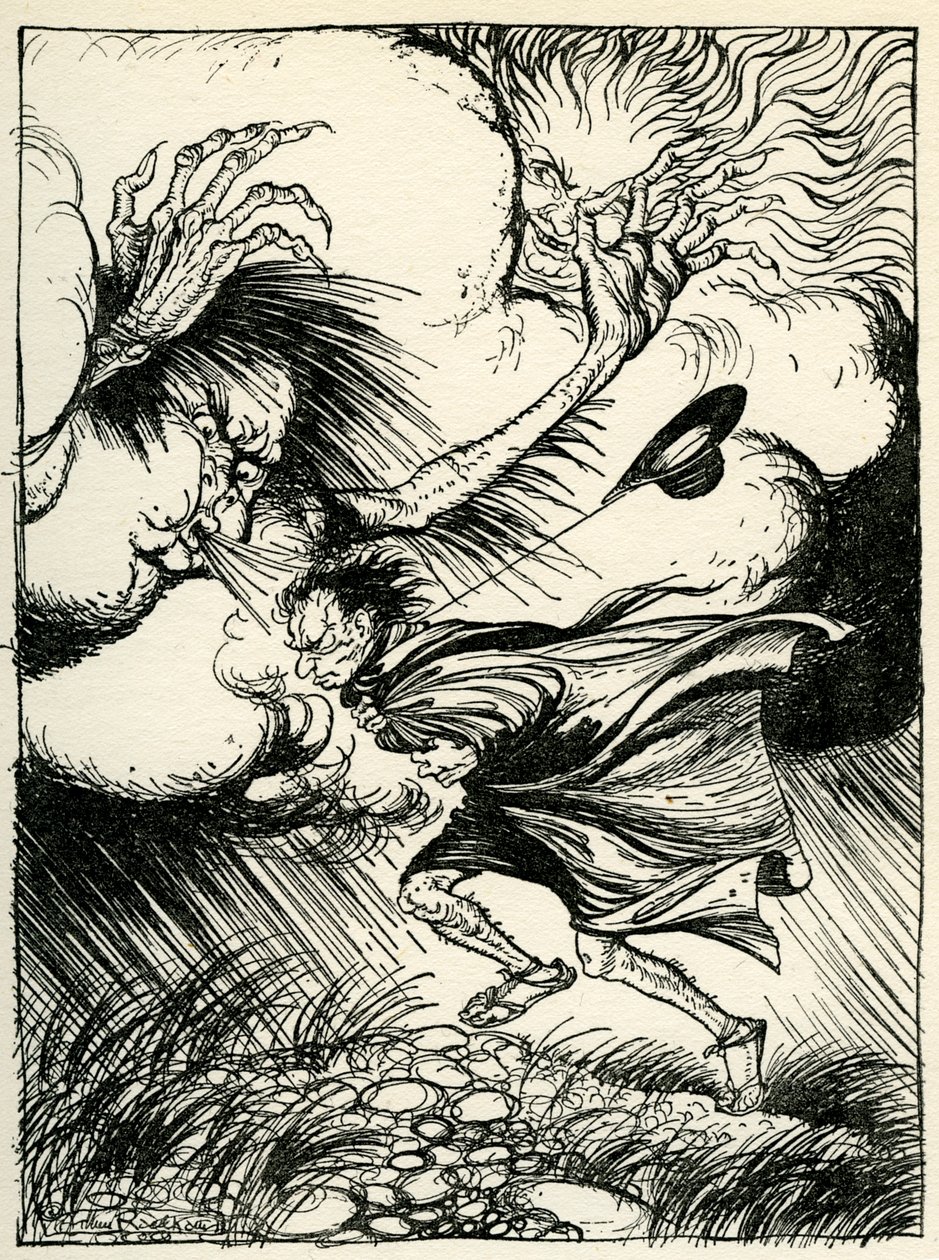 Bajki Ezopa autorstwa Arthur Rackham