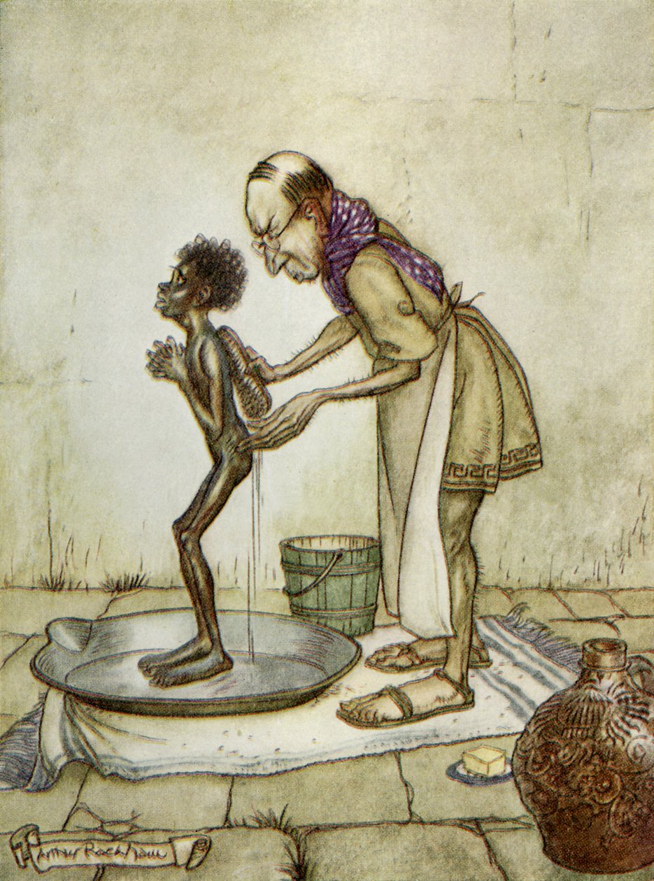 Bajki Ezopa autorstwa Arthur Rackham