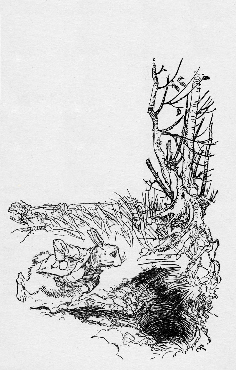 Alicja w Krainie Czarów Lewisa Carrolla autorstwa Arthur Rackham