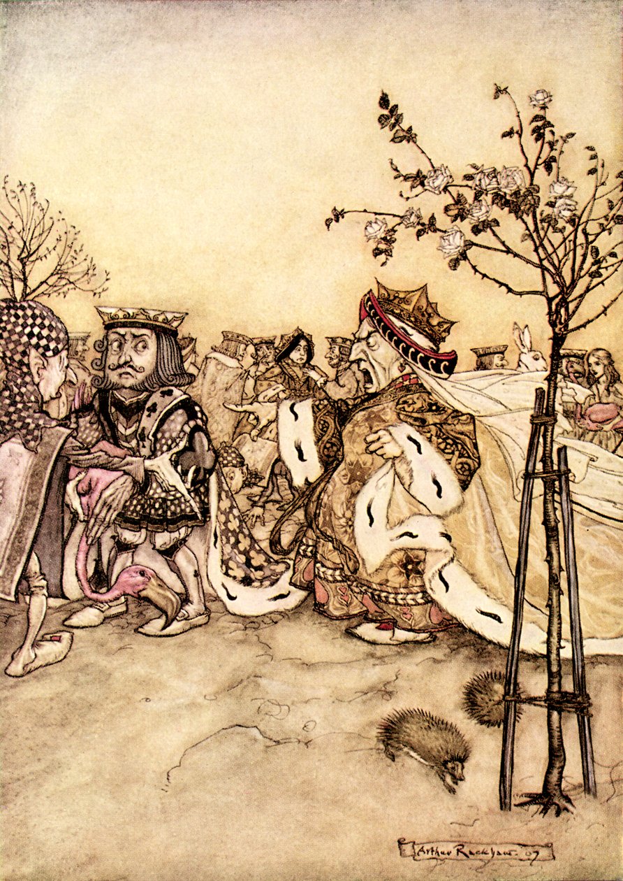 Alicja w Krainie Czarów Lewisa Carrolla autorstwa Arthur Rackham