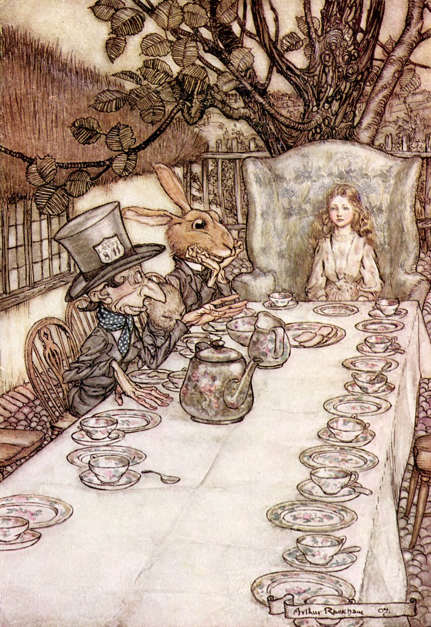 Przygody Alicji w Krainie Czarów Lewisa Carrolla autorstwa Arthur Rackham