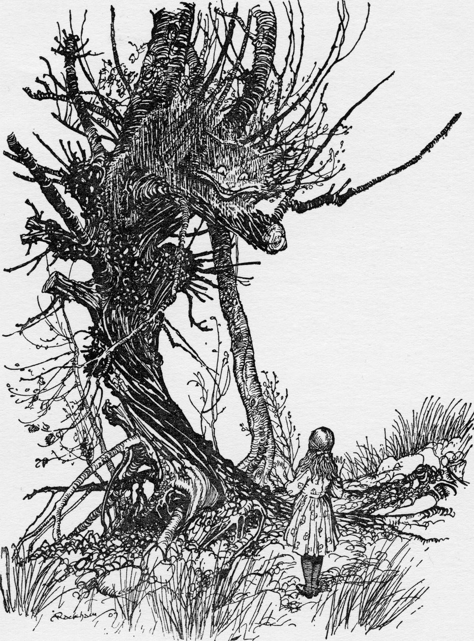 Przygody Alicji w Krainie Czarów Lewisa Carrolla autorstwa Arthur Rackham