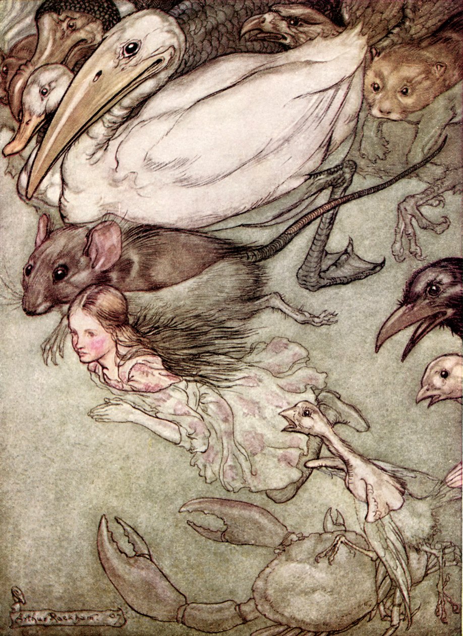 Przygody Alicji w Krainie Czarów Lewisa Carrolla autorstwa Arthur Rackham