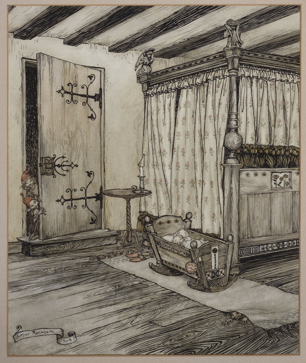 „....Prawie bajkowy czas”, 1908 autorstwa Arthur Rackham