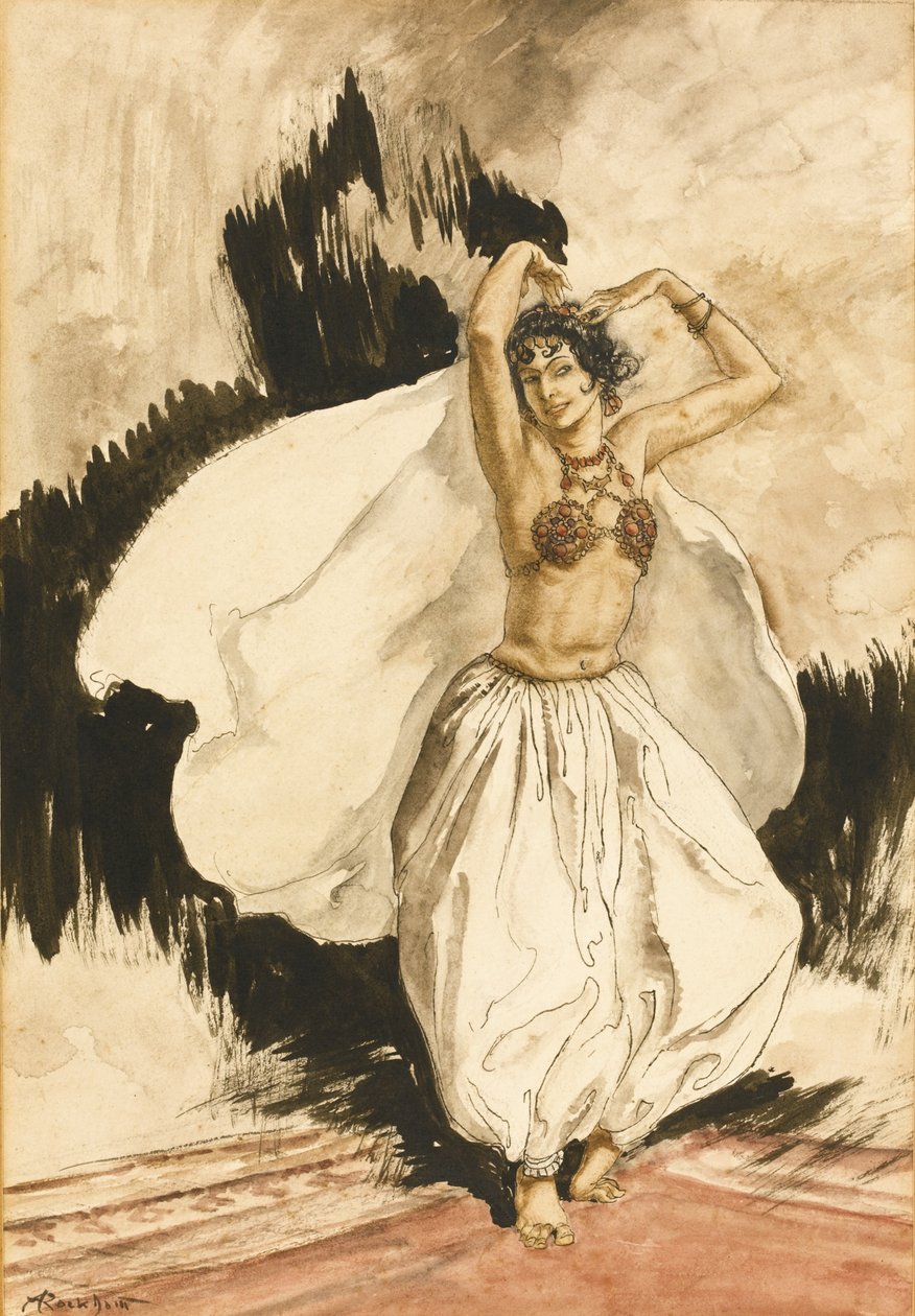 Taniec Anitrasa. Ilustracja do Peer Gynta autorstwa Henrika Ibsena autorstwa Arthur Rackham