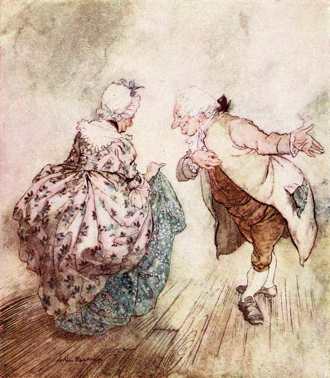 Karola Dickensa „Opowieść wigilijna” autorstwa Arthur Rackham