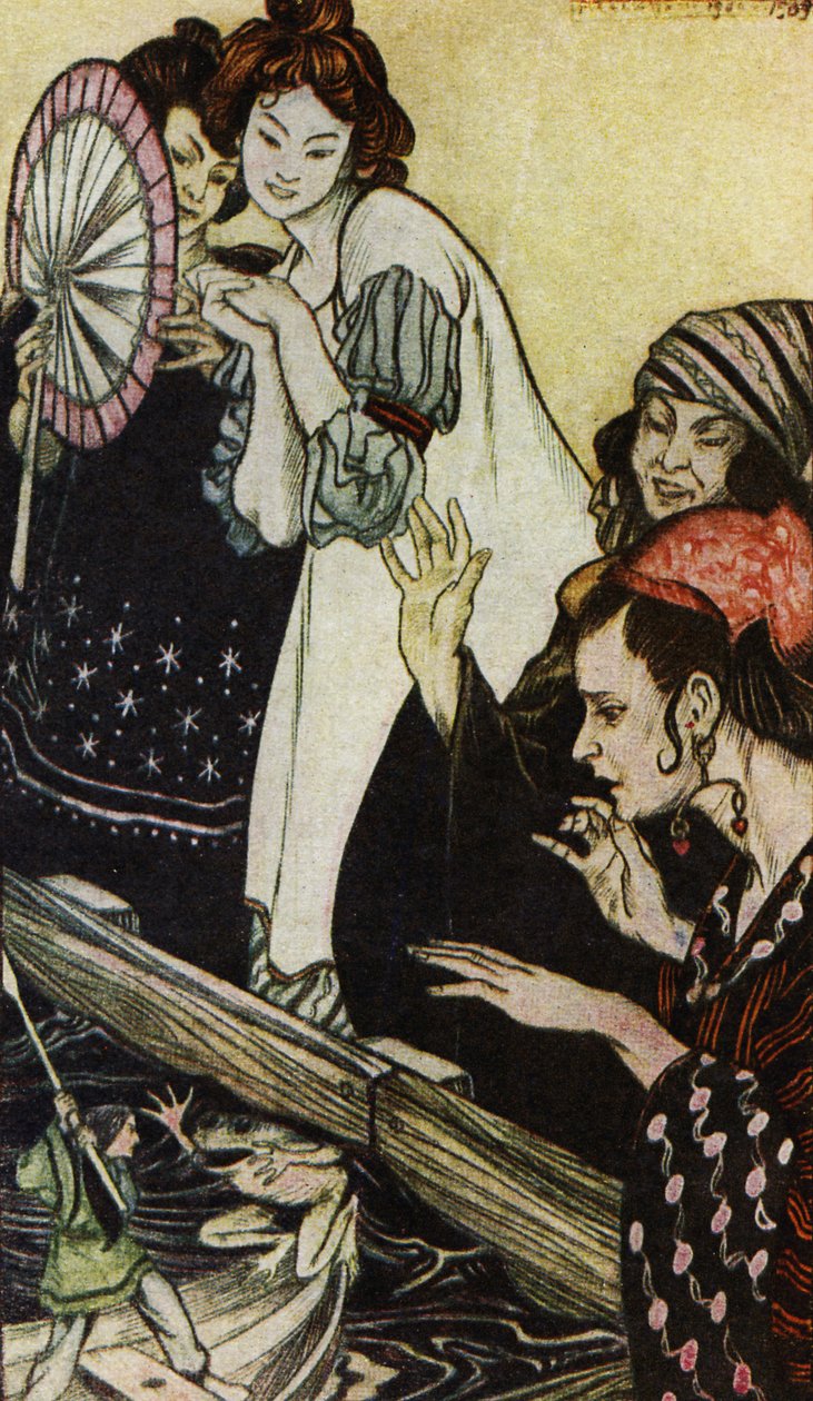 Podróże Guliwera autorstwa Jonathana Swifta autorstwa Arthur Rackham