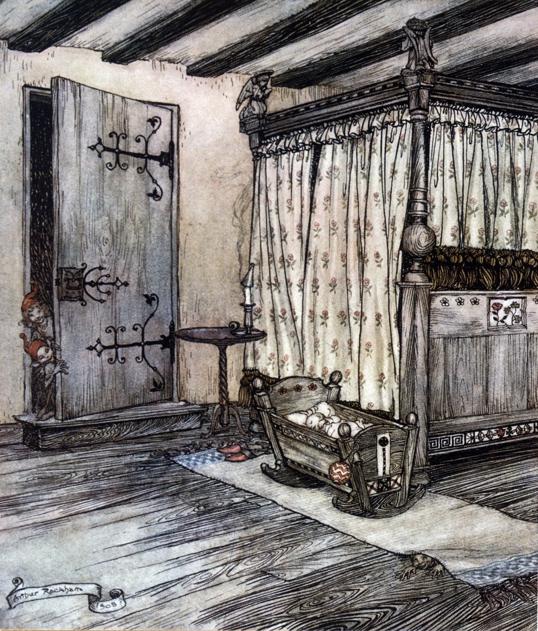 Ilustracja Arthura RACKHAMA (1867-1939) do „Snu letniej nocy” Williama Szekspira autorstwa Arthur Rackham