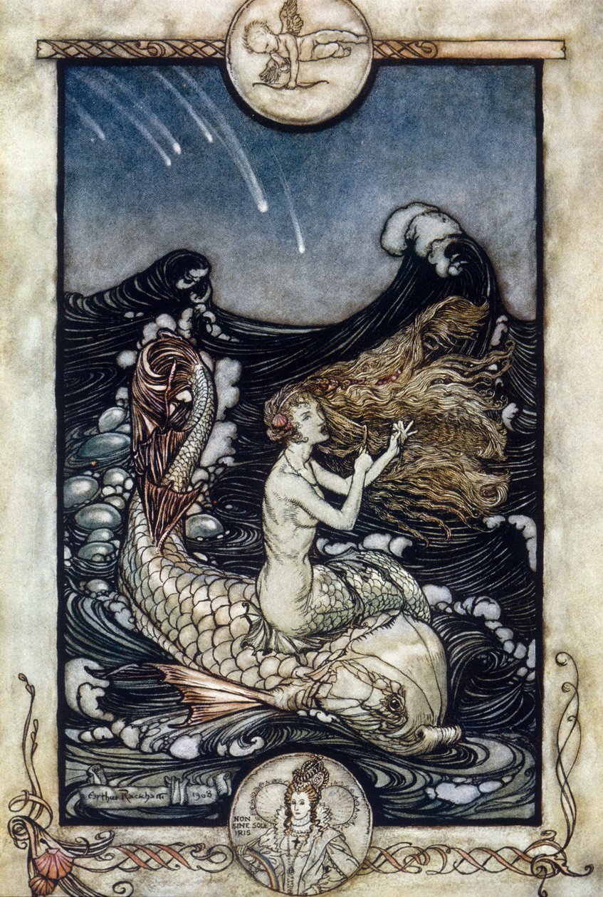 Ilustracja Arthura RACKHAMA (1867-1939) do „Snu letniej nocy” Williama Szekspira autorstwa Arthur Rackham
