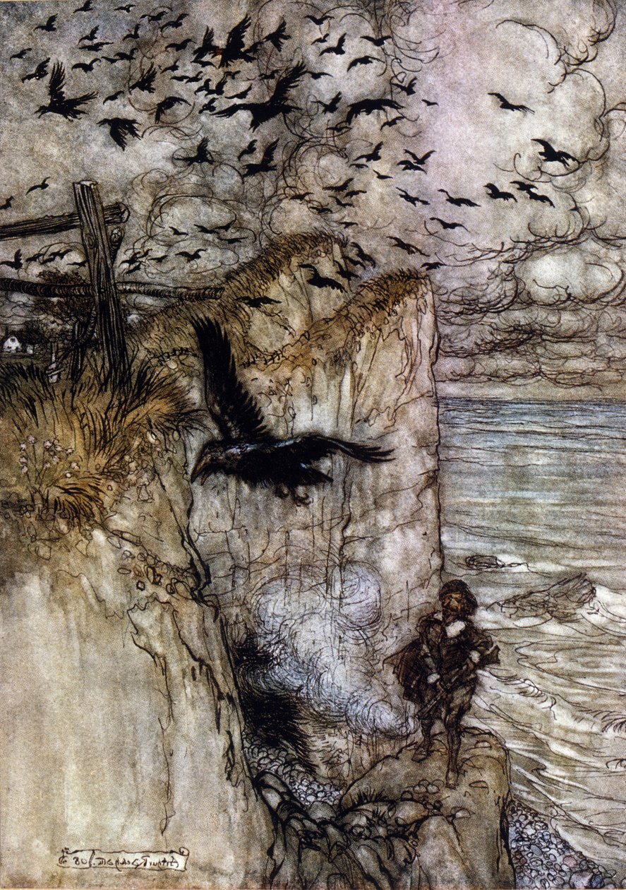 Ilustracja Arthura RACKHAMA (1867-1939) do „Snu letniej nocy” Williama Szekspira autorstwa Arthur Rackham