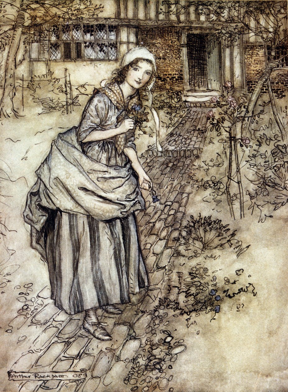 Ilustracja Arthura RACKHAMA (1867-1939) do „Snu letniej nocy” Williama Szekspira autorstwa Arthur Rackham