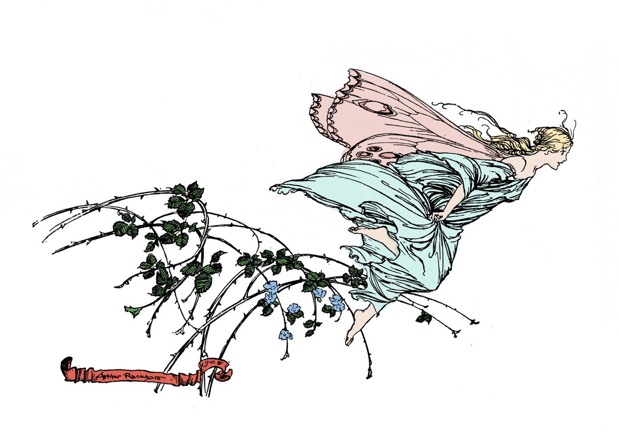 Ilustracja do „Snu letniej nocy” Williama Szekspira autorstwa Arthur Rackham