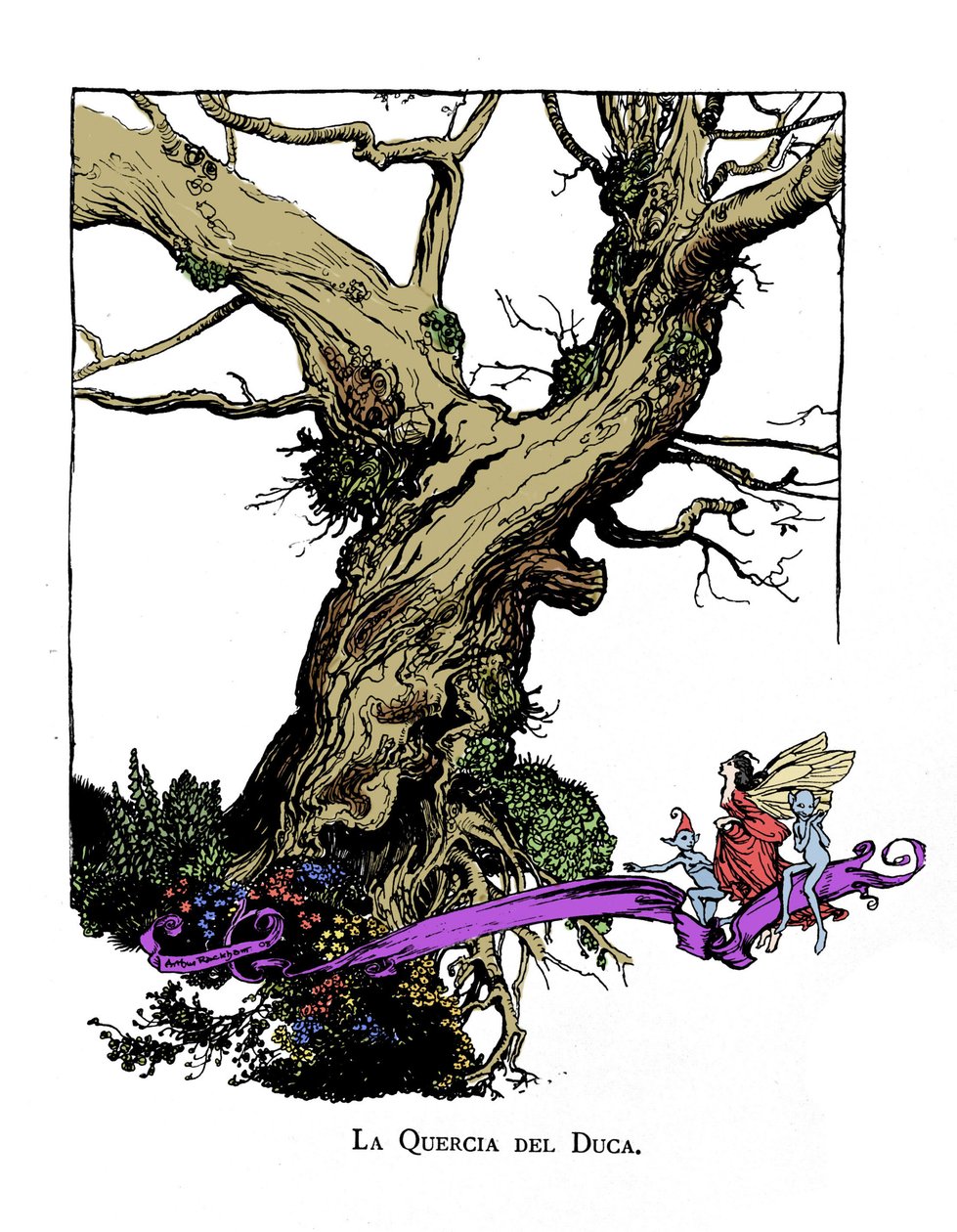 Ilustracja do „Snu letniej nocy” Williama Szekspira autorstwa Arthur Rackham