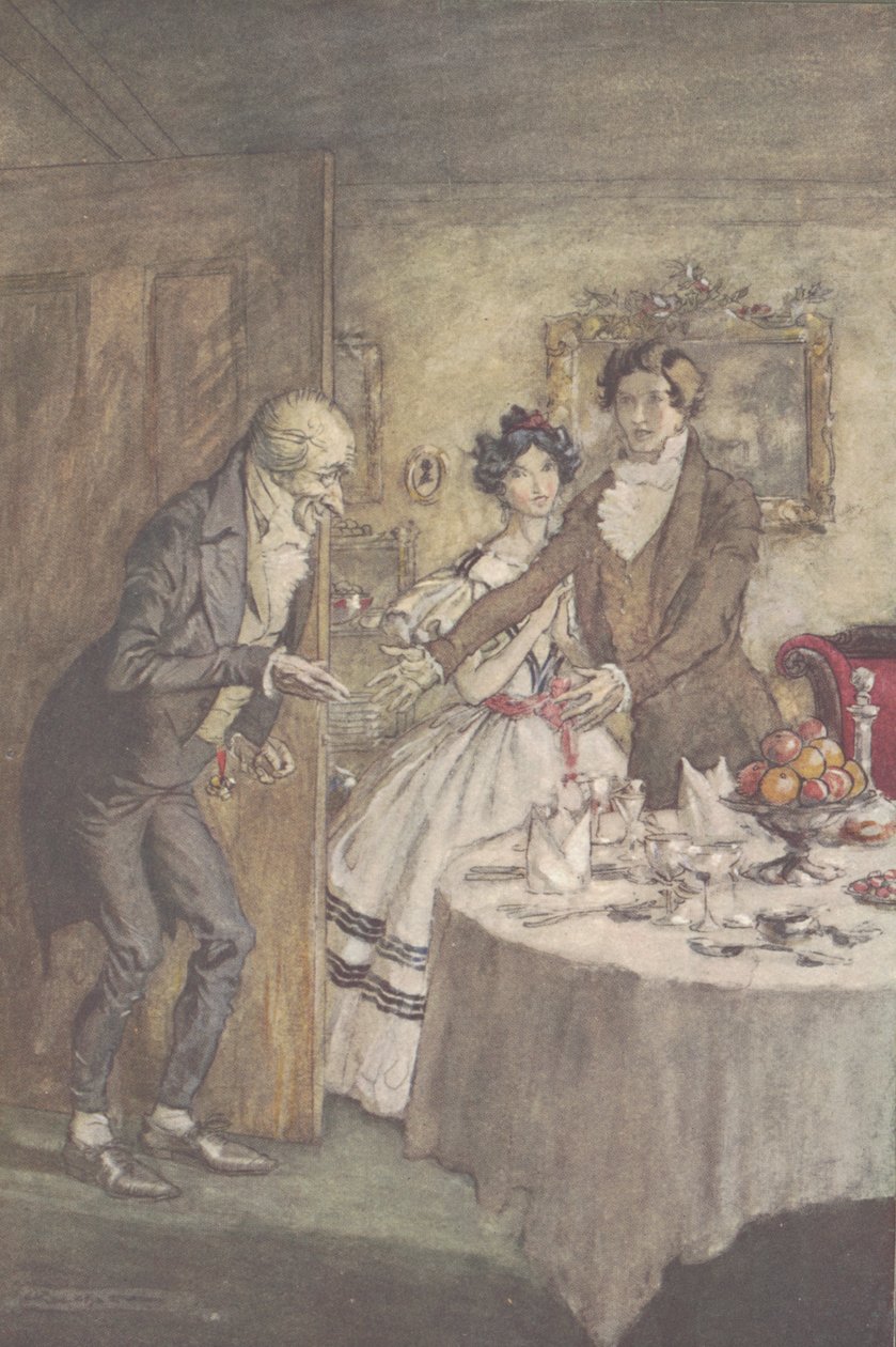„To ja, twój wujek Scrooge” autorstwa Arthur Rackham
