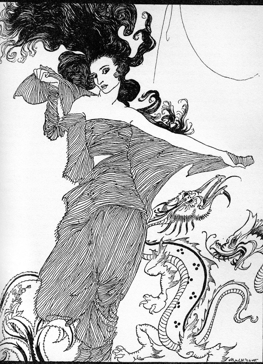 „Legia” Edgara Allana Poe autorstwa Arthur Rackham