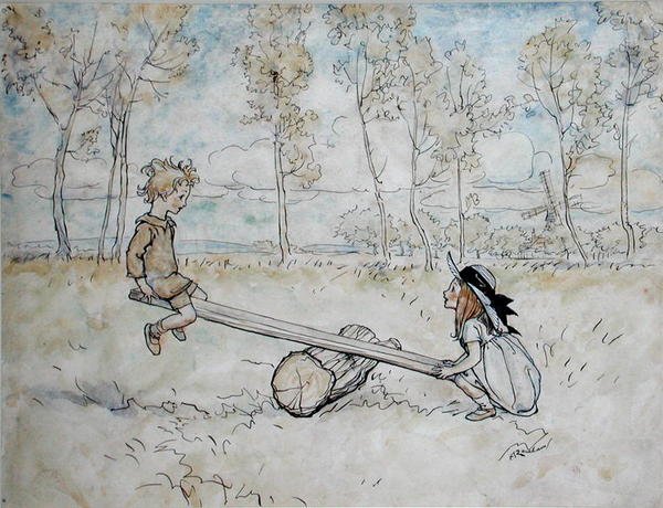 Zobacz, widziałem, Margery Daw autorstwa Arthur Rackham