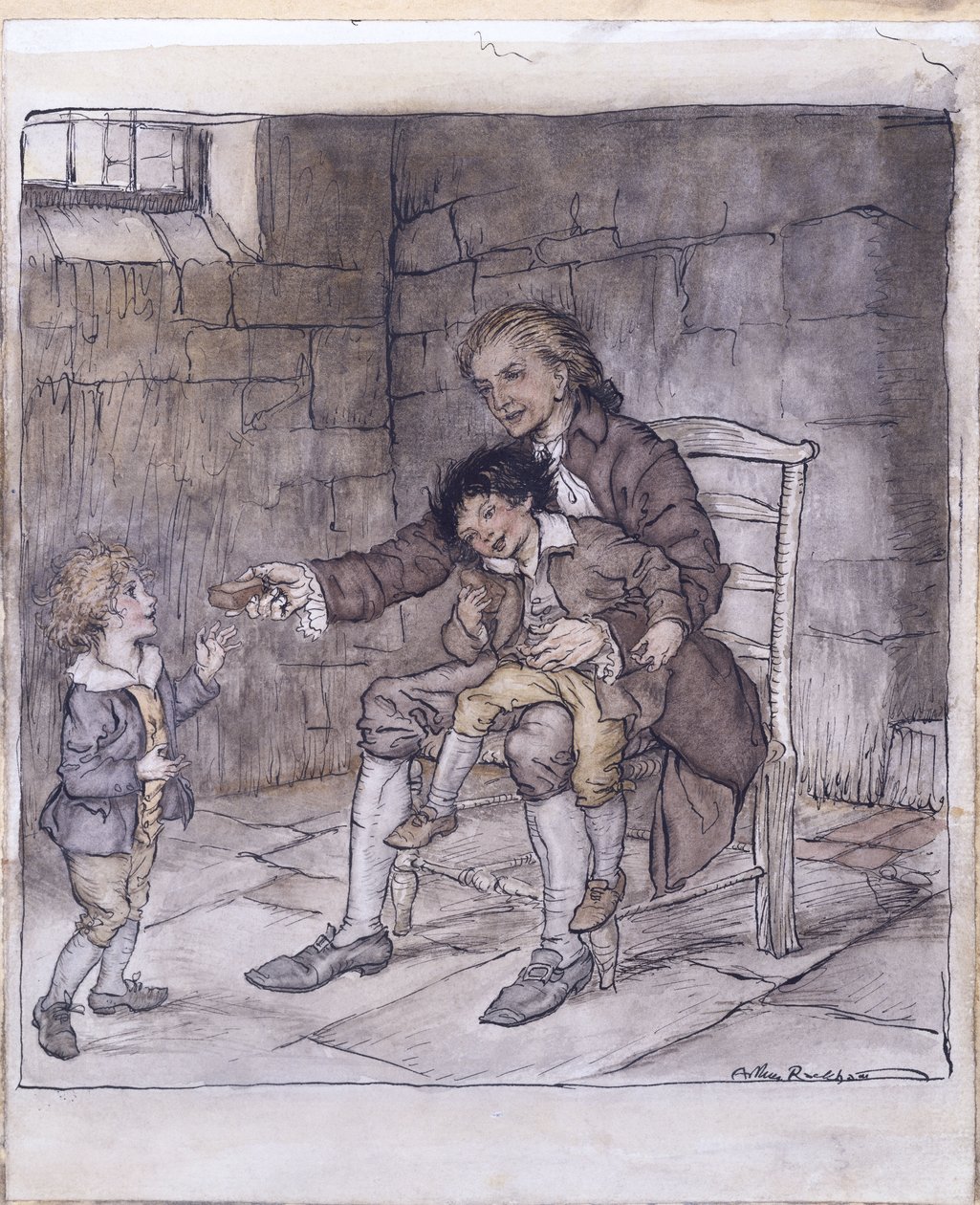 Sir William Thornhill autorstwa Arthur Rackham
