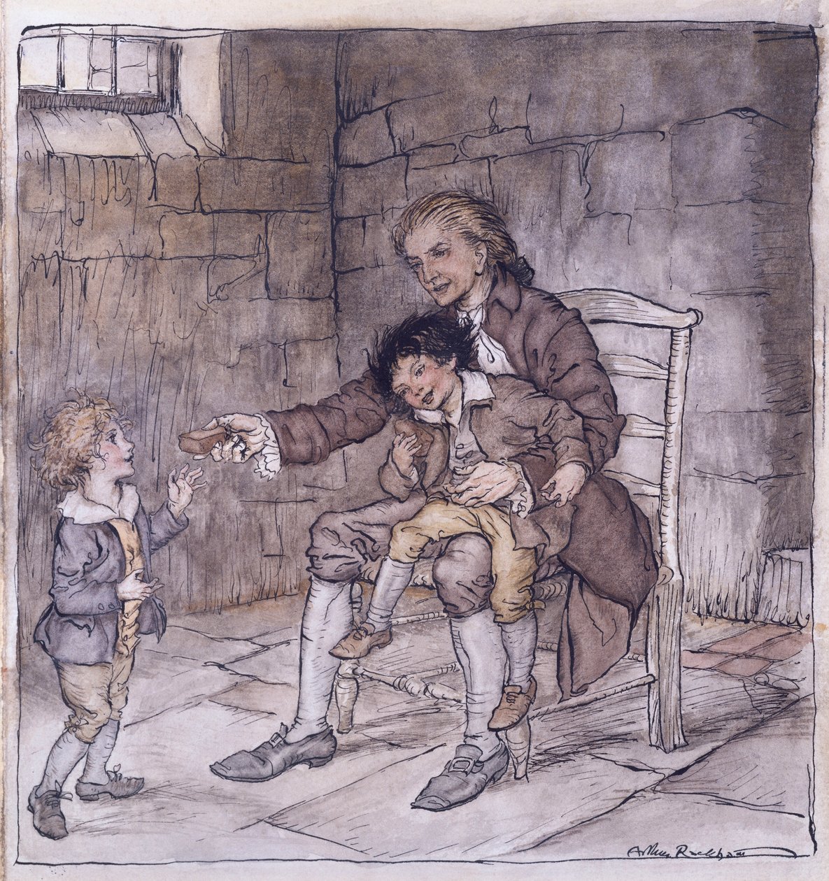 Sir William Thornhill autorstwa Arthur Rackham