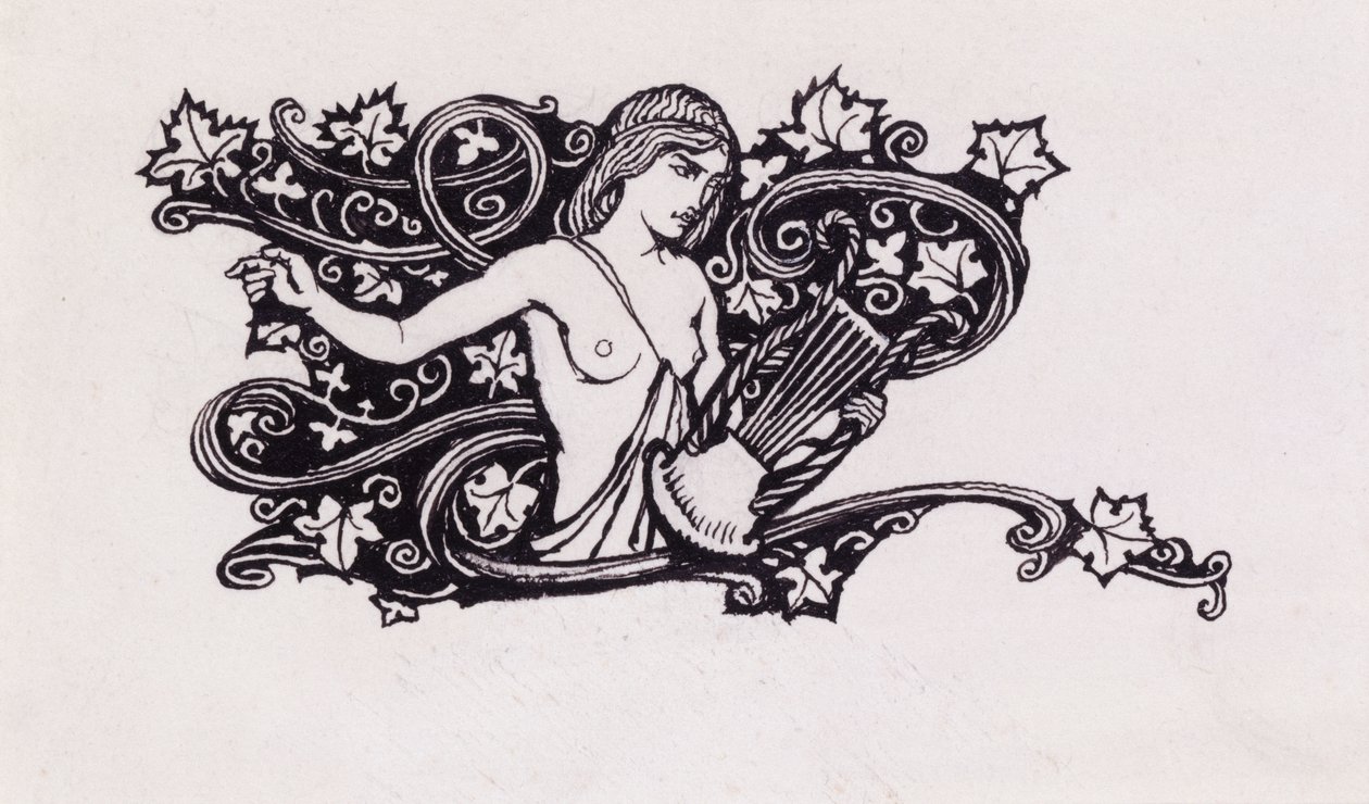 Sweetest Echo, Sweetest Nymph, ilustracja z Comusa, John Milton (1608-1674), wersja opublikowana w 1921 r. autorstwa Arthur Rackham