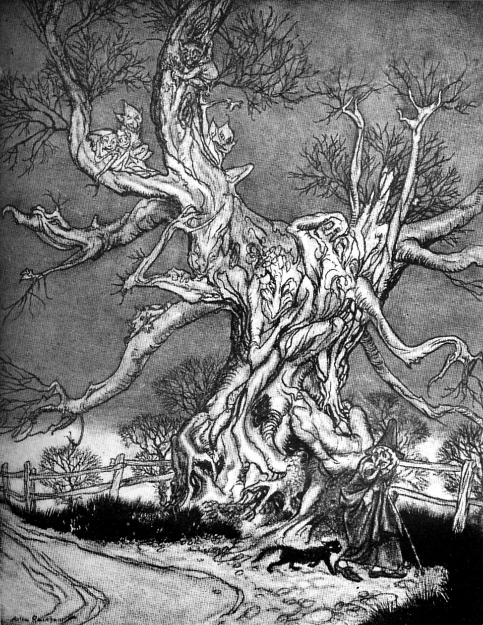 „Legenda Sleepy Hollow” autorstwa Arthur Rackham