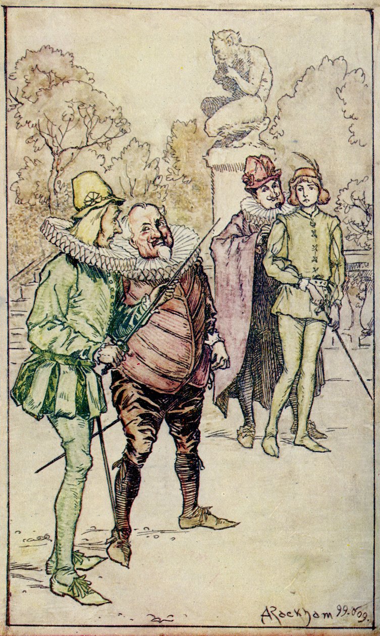 Timon z Aten – William Shakespeare autorstwa Arthur Rackham