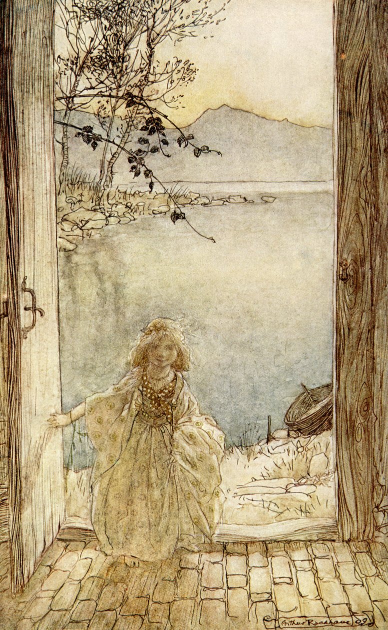 Undine autorstwa Friedricha de la Motte Fouque autorstwa Arthur Rackham