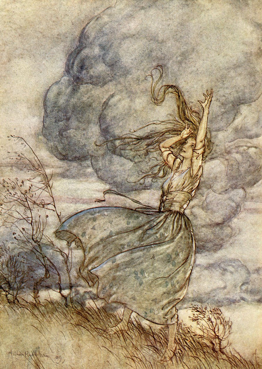 Undine autorstwa Friedricha de la Motte Fouque autorstwa Arthur Rackham