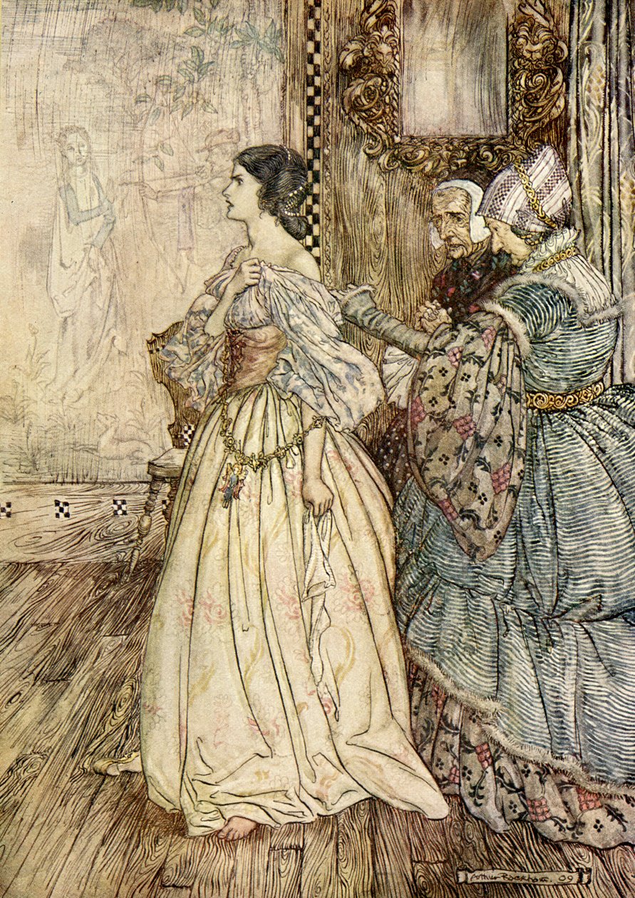 Undine autorstwa Friedricha de la Motte Fouque autorstwa Arthur Rackham