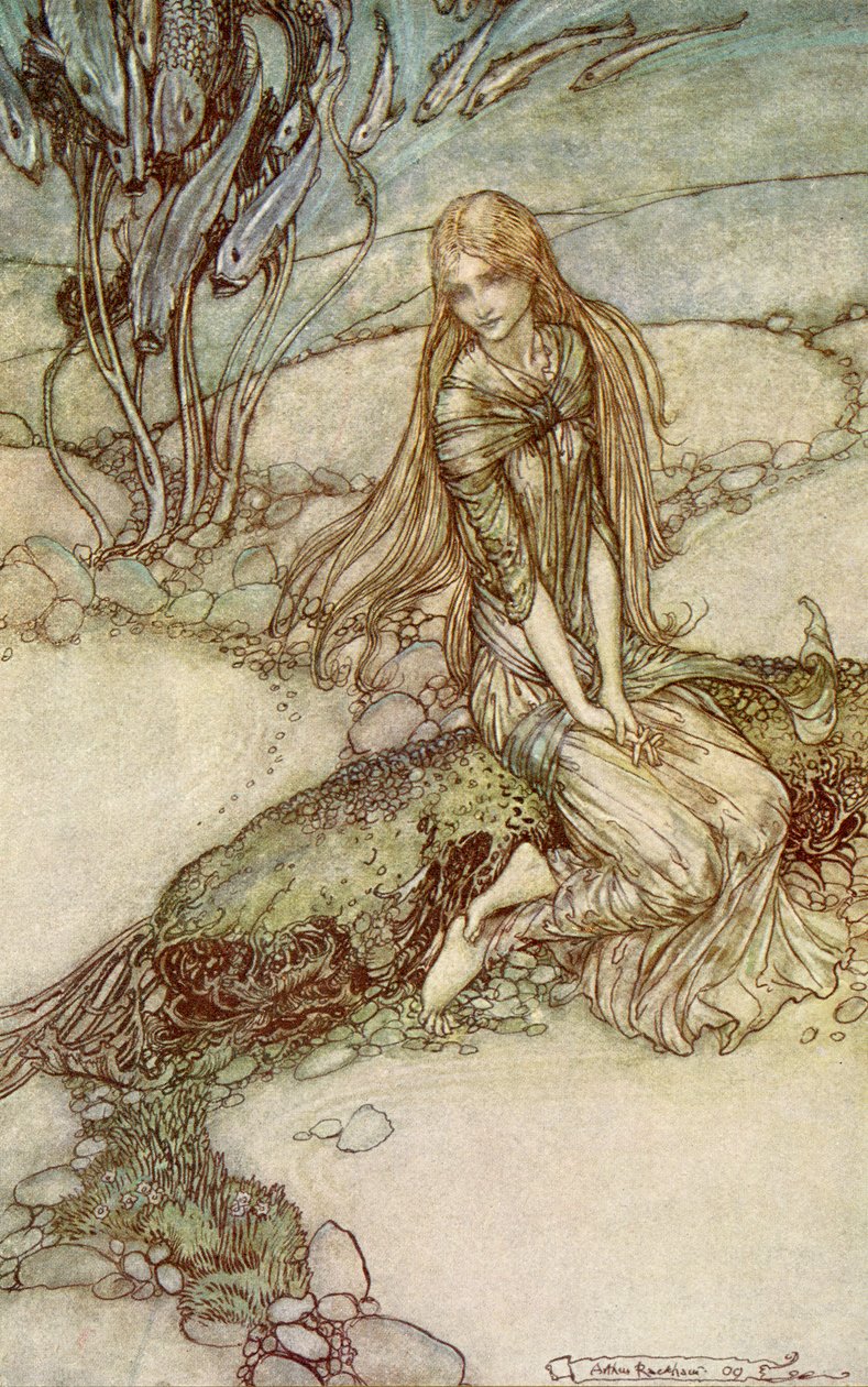 Undine autorstwa Friedricha de la Motte Fouque autorstwa Arthur Rackham