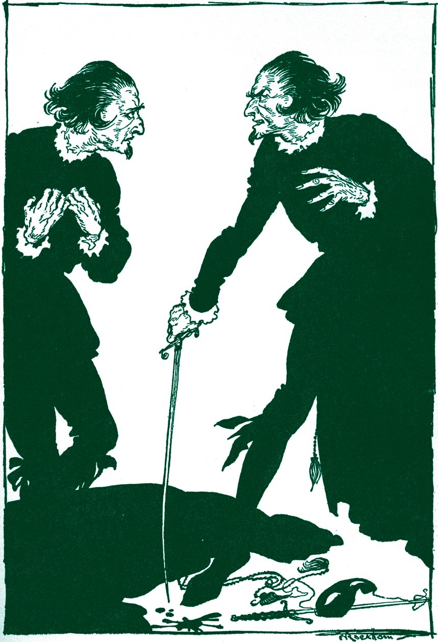 „William Wilson” Edgara Allana Poe autorstwa Arthur Rackham