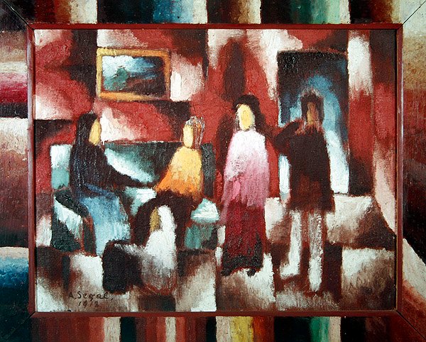 Wnętrze, 1918 autorstwa Arthur Segal