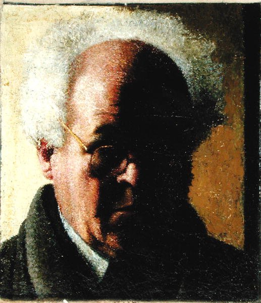 Autoportret (olej na płótnie) autorstwa Arthur Segal