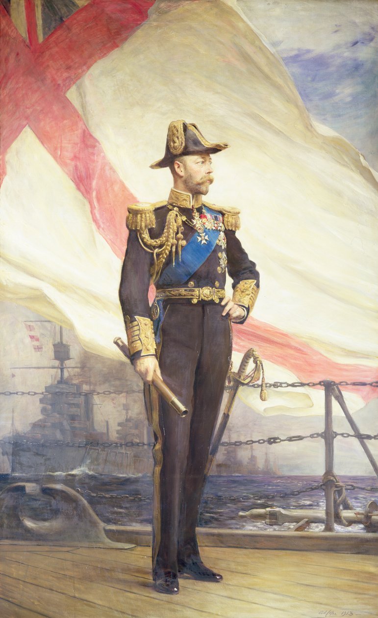 Król Jerzy V autorstwa Arthur Stockdale Cope