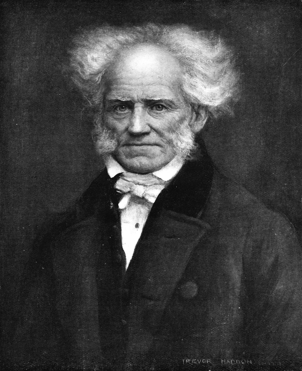 Schopenhauer, filozof niemiecki, c1911, 1911 autorstwa Arthur Trevor Haddon