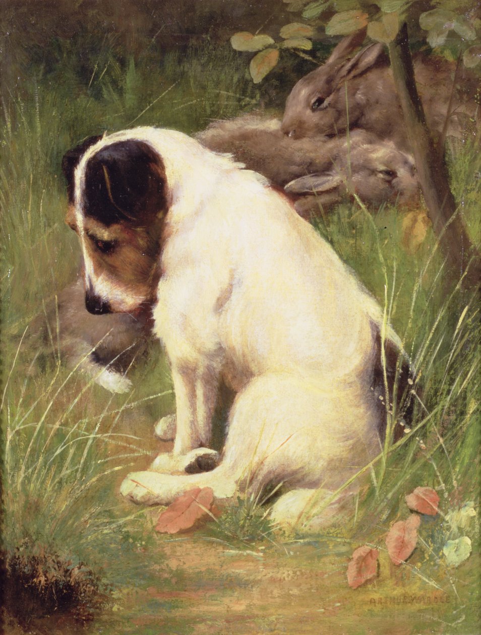 Po ciężkim dniu polowania autorstwa Arthur Wardle