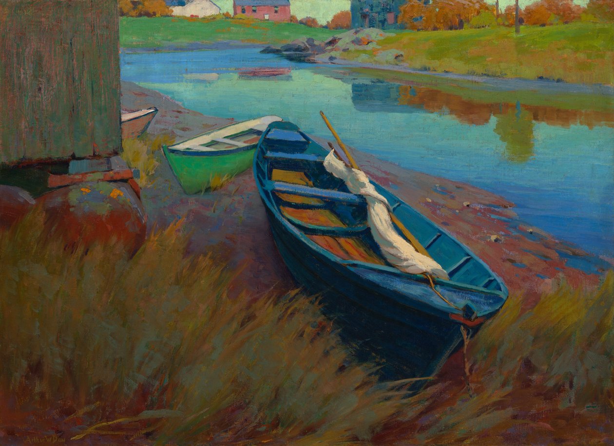 Boats at Rest   1288622   pl       polish Successfully Translated  Original: A Country Road near Taiwanfu, A Catamaran, Chain Pumps, Rock Inscriptions, Amoy, c. 1868. Translat: A Country Road near Taiwanfu, A Catamaran, Chain Pumps, Rock Inscriptions, Amoy autorstwa Arthur Wesley Dow