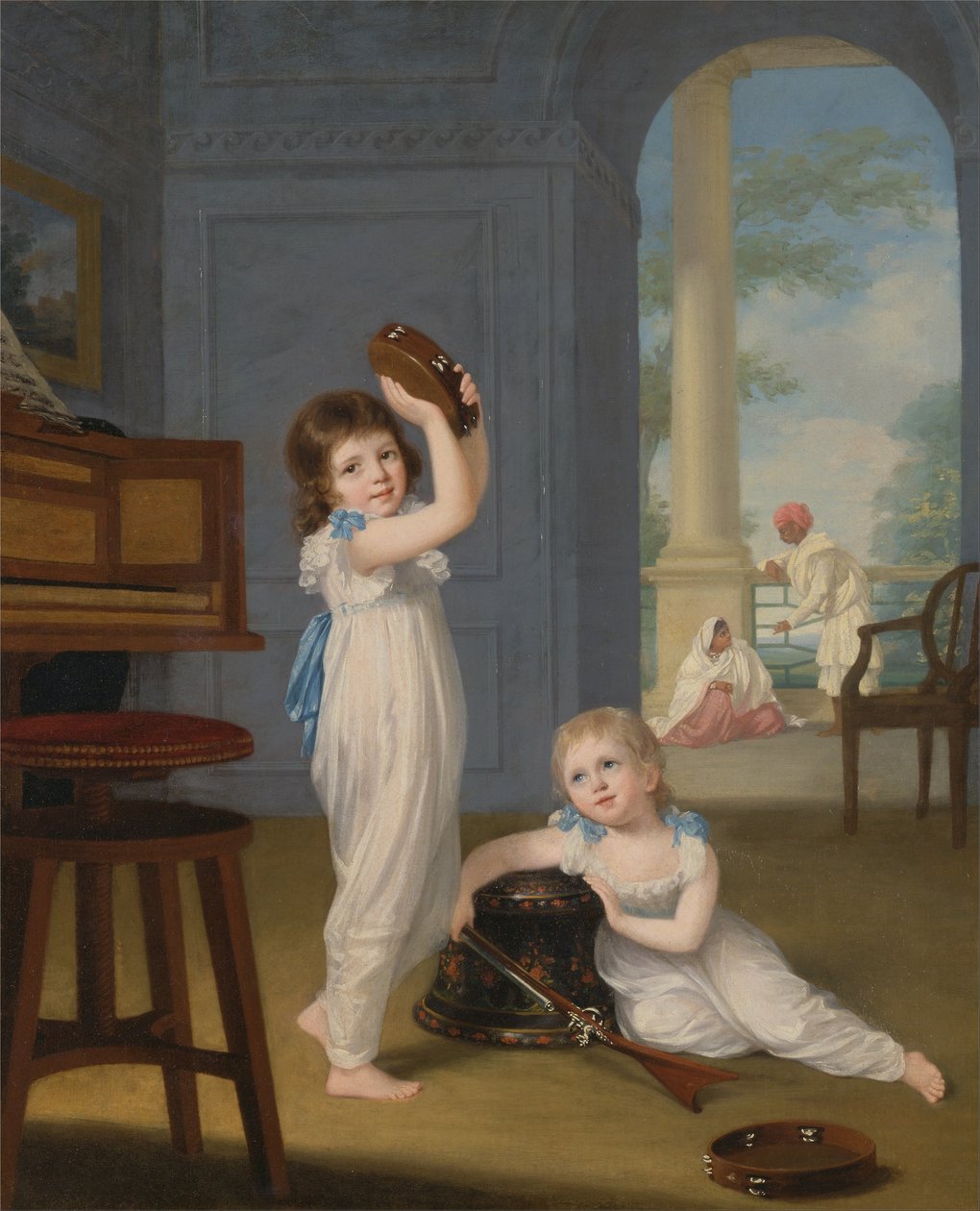 Emily i George Mason autorstwa Arthur William Devis