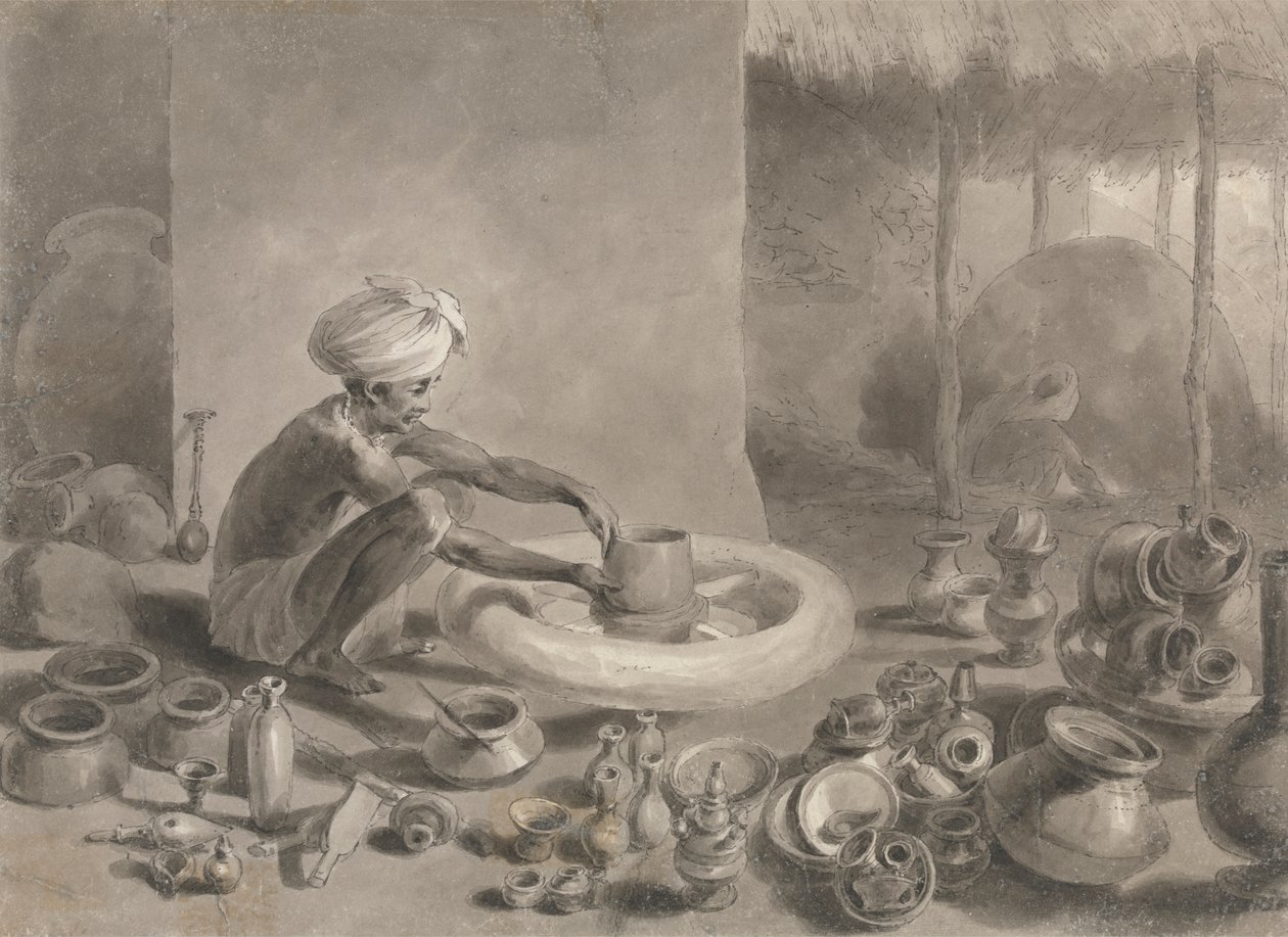 Indyjski Potter autorstwa Arthur William Devis