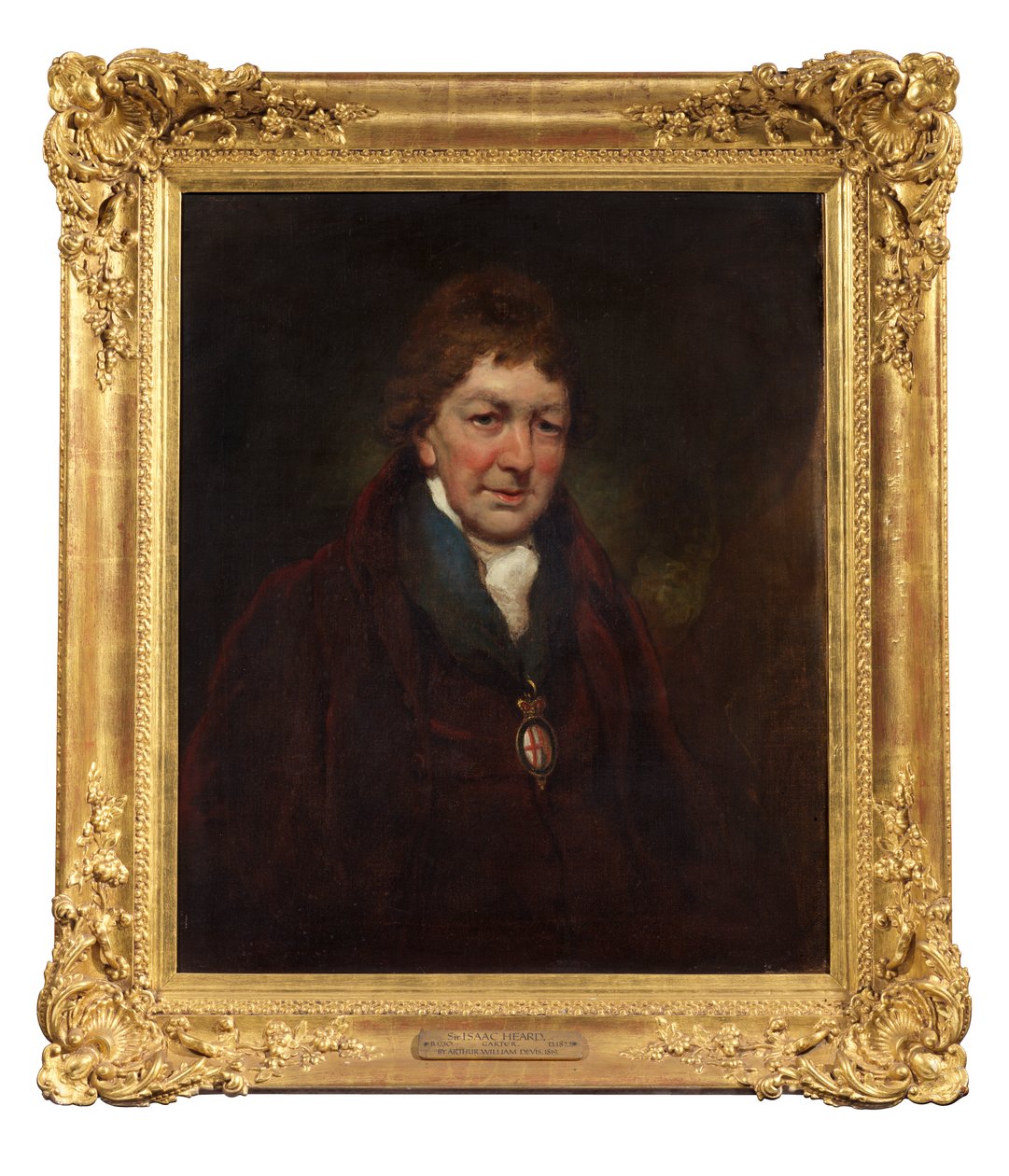 Sir Isaac Heard, Król Broni do Podwiązki autorstwa Arthur William Devis