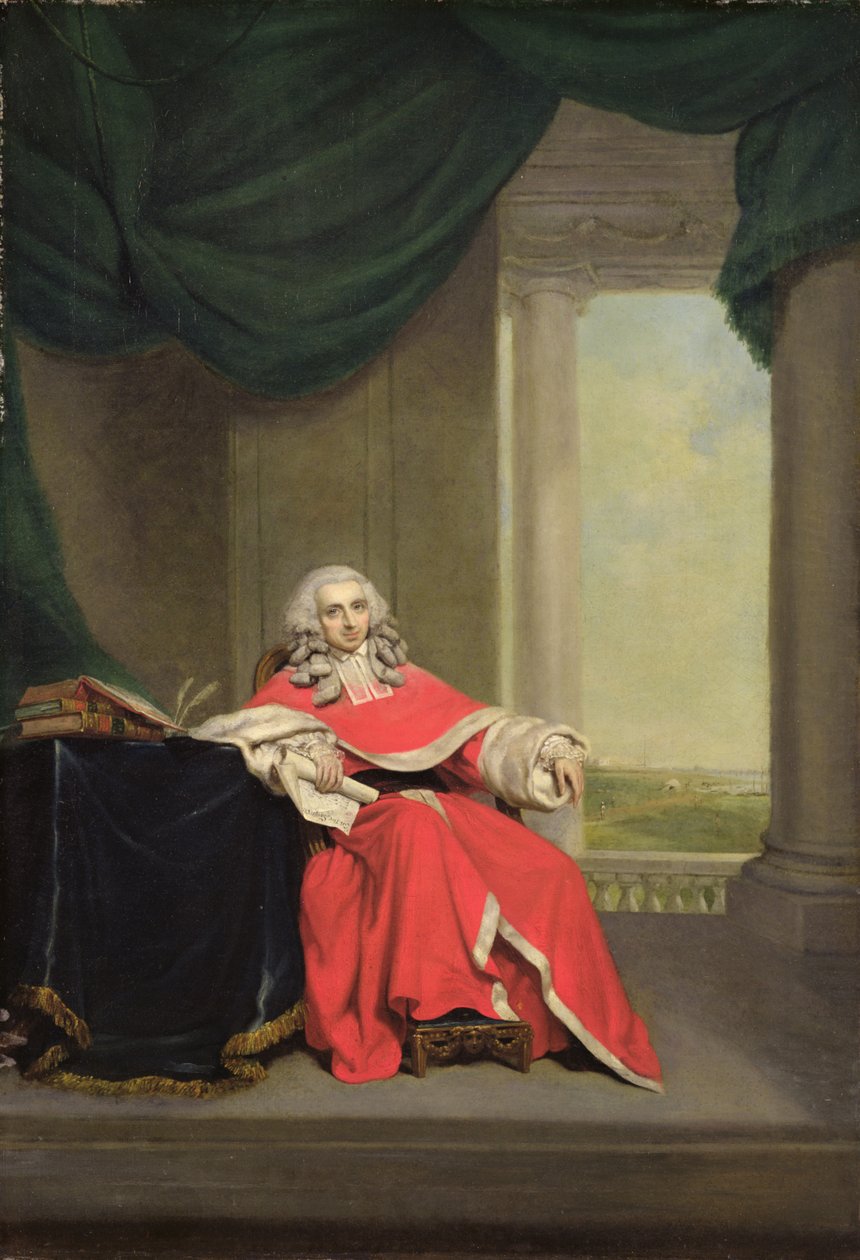 Sir Robert Chambers, c.1789 (olej na płótnie) autorstwa Arthur William Devis