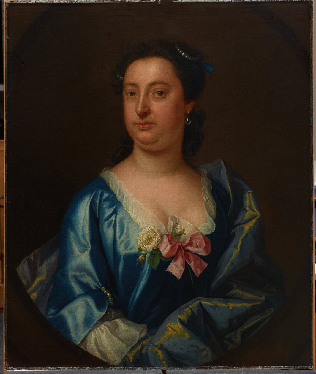 Portret damy, prawdopodobnie Edward Hyde, Lord Cornbury w sukience Edytuj to na Wikidata autorstwa Artist UnknownUnidentified painter label QS