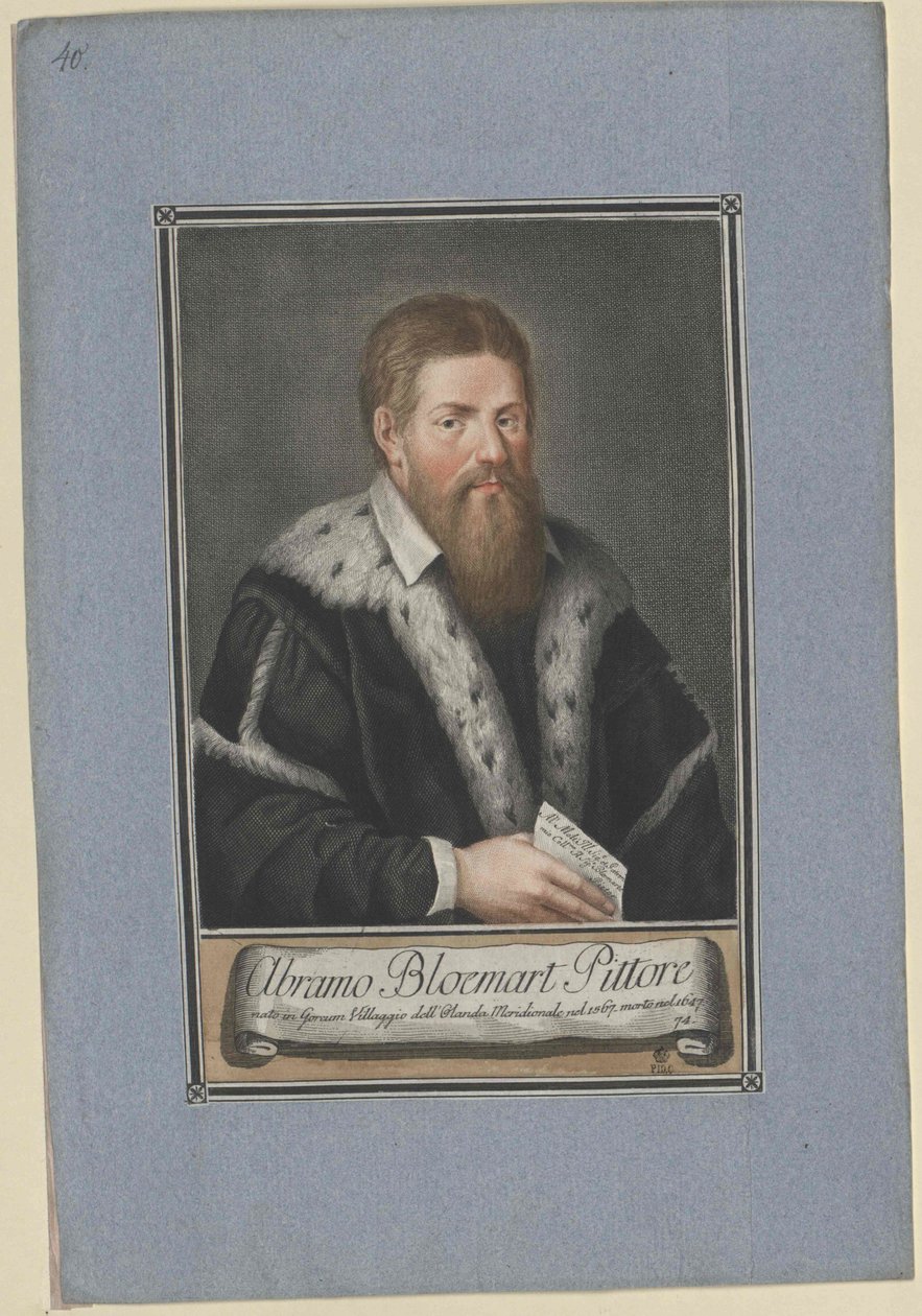 Abraham Bloemaert autorstwa Artist Unknown
