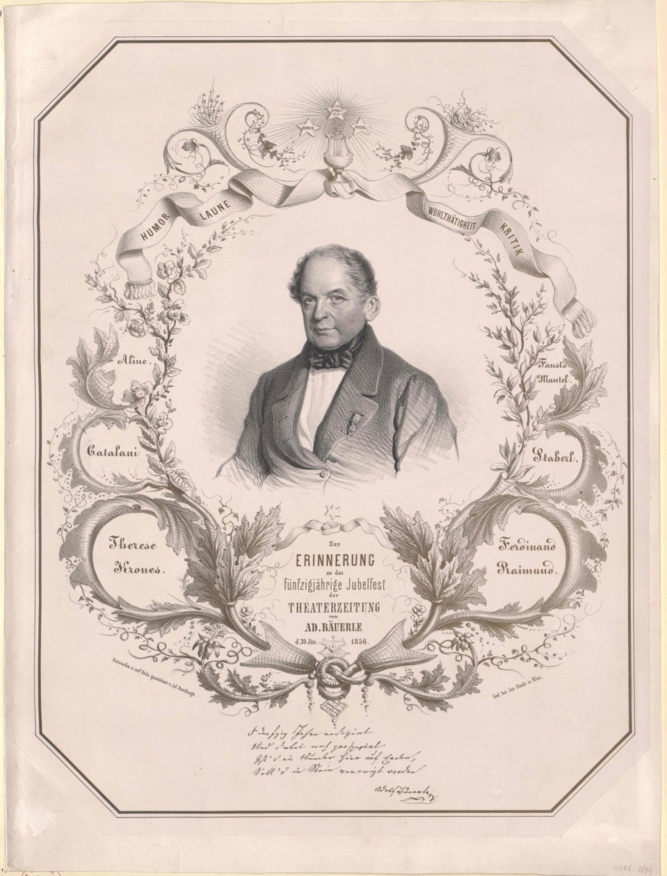 Adolf Baeuerle (druk) autorstwa Artist Unknown