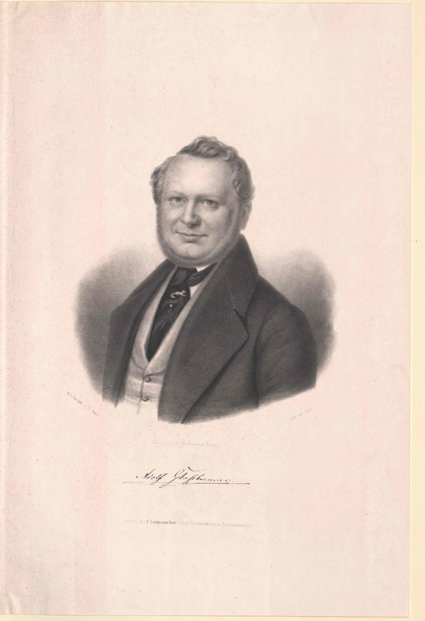 Adolf Glassbrenner autorstwa Artist Unknown