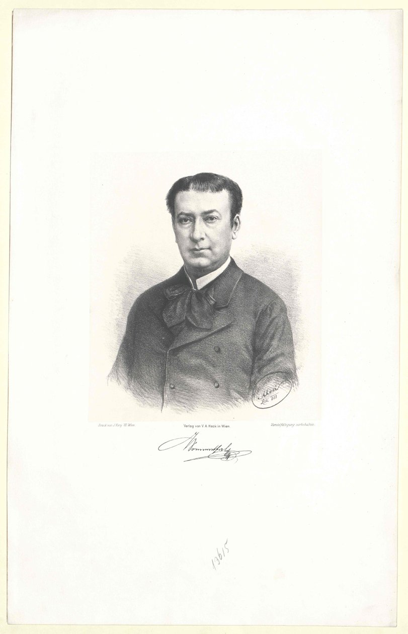 Adolf von Sonnenthal autorstwa Artist Unknown