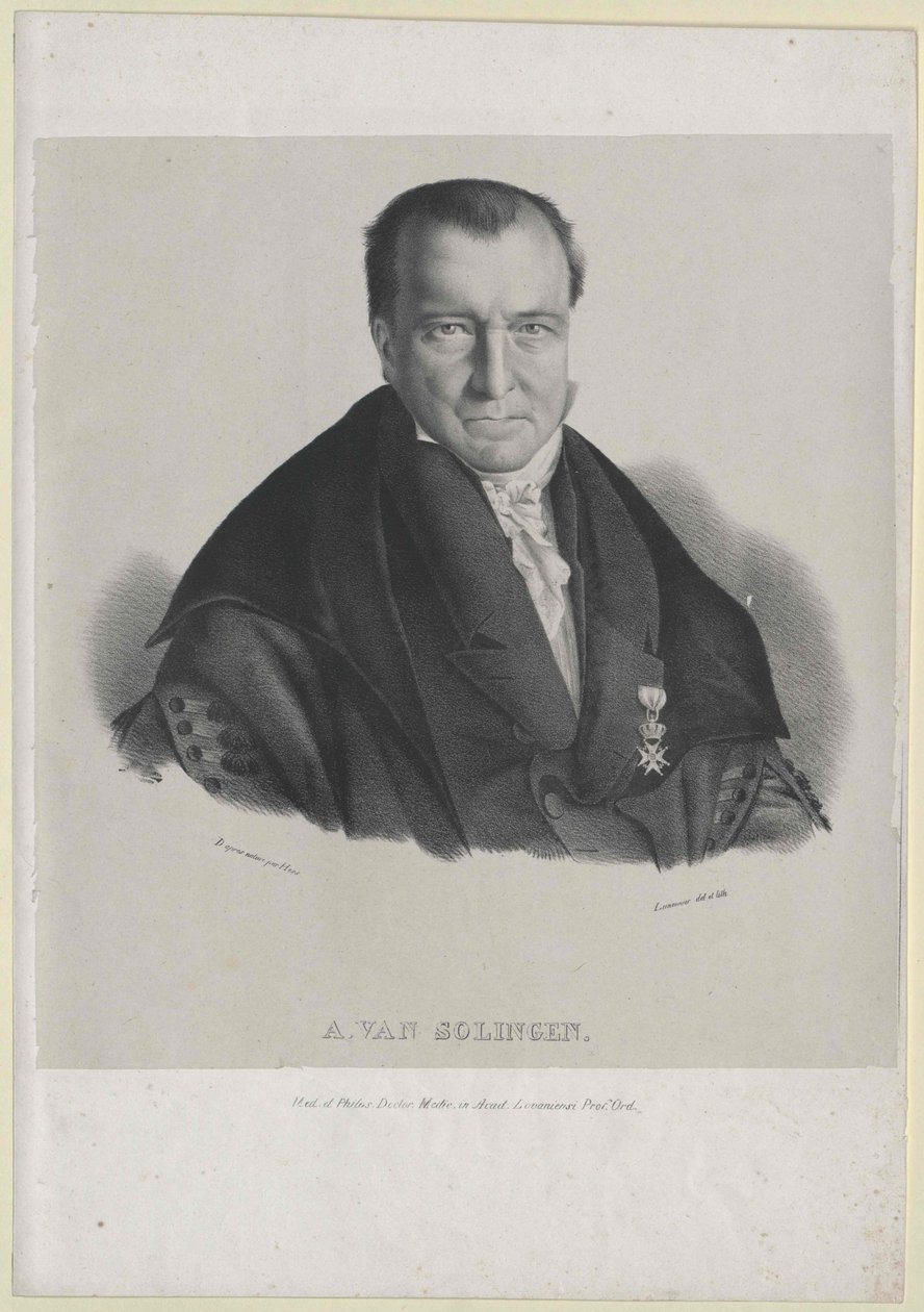 Adriaan van Solingen (druk) autorstwa Artist Unknown