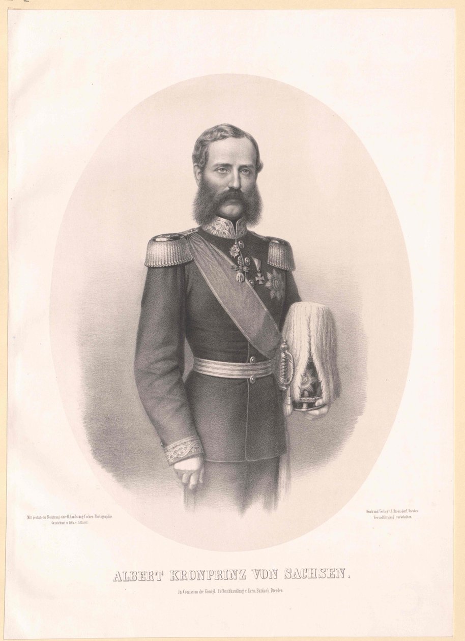 Albert I król Saksonii, autorstwa Artist Unknown