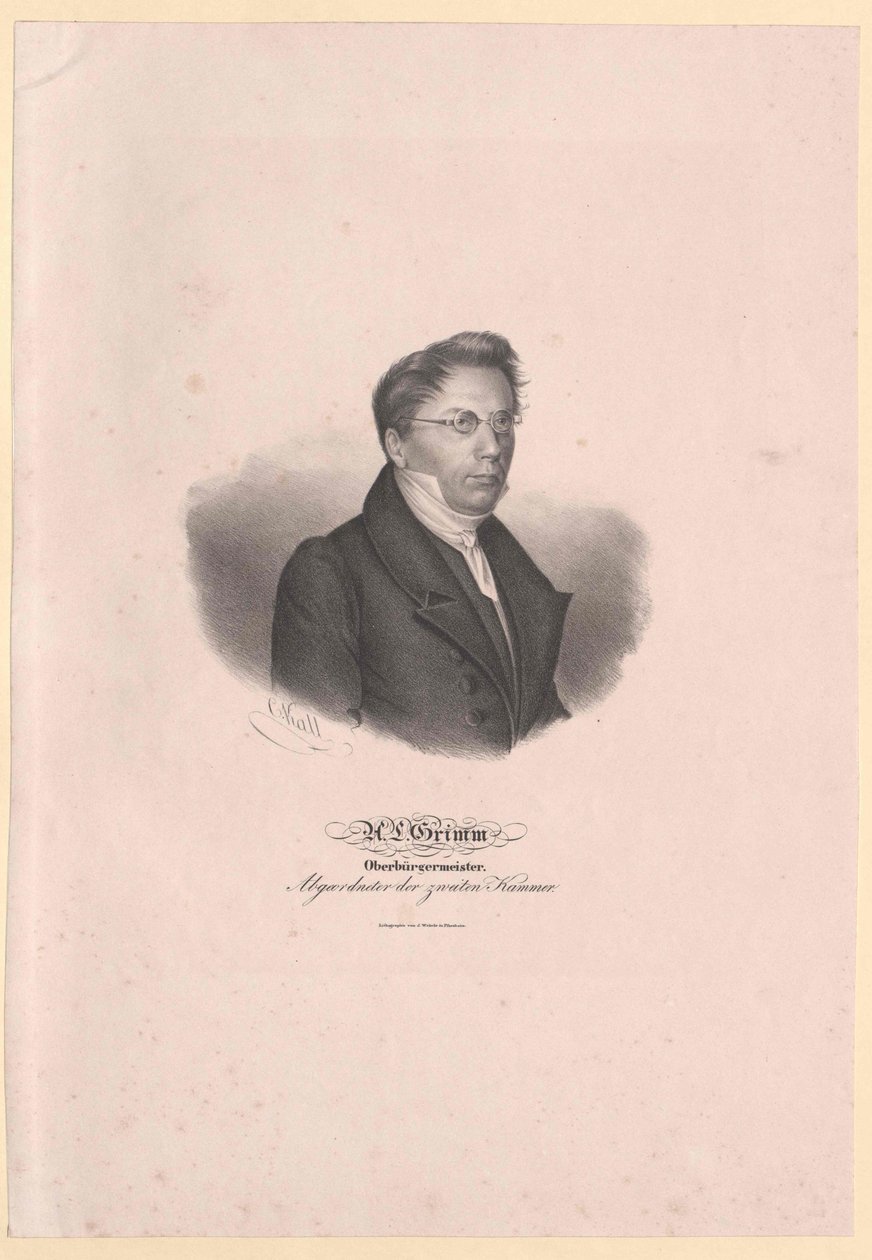 Albert Ludwig Grimm autorstwa Artist Unknown