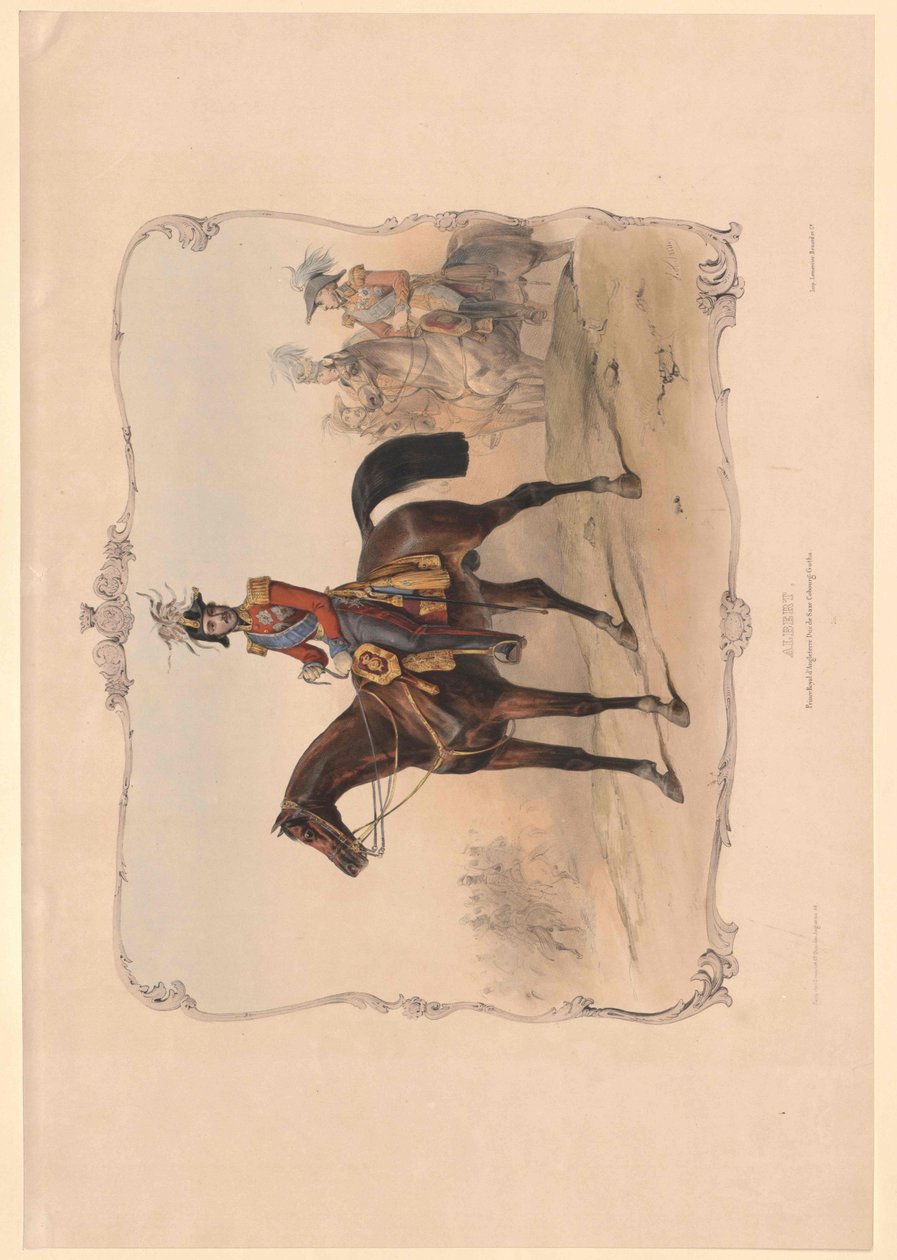 Albert, książę małżonek Anglii, książę Saksonii, książę Saksonii-Coburg-Gotha autorstwa Artist Unknown