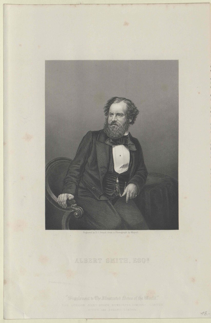 Albert Richard Smith autorstwa Artist Unknown